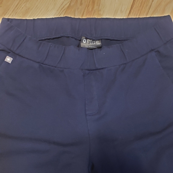 Figs Sweats Women Navy Blue XL Drawstring Waist Cozy Warm - Picture 4 of 4